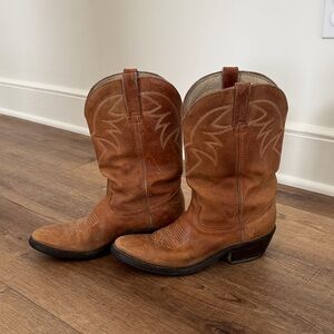 Durango Light Brown Leather Cowboy Boots Men’s size 9/Womens 10.5